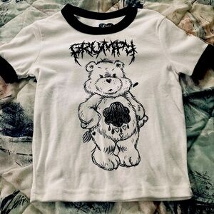 Grunge Blank&White Carebears Tshirt